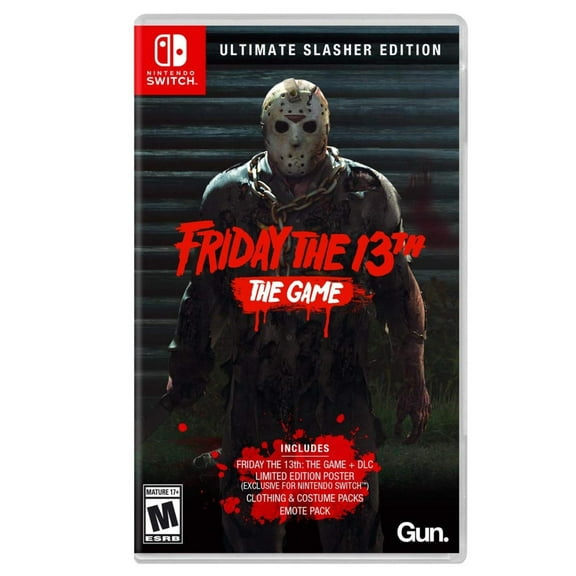 Friday The 13th: Game Ultimate Slasher Edition - Nintendo Switch, Includes all previously released DLC and Retail Disc Exclusive Content on the cart. By Brand Nighthawk Interactive
