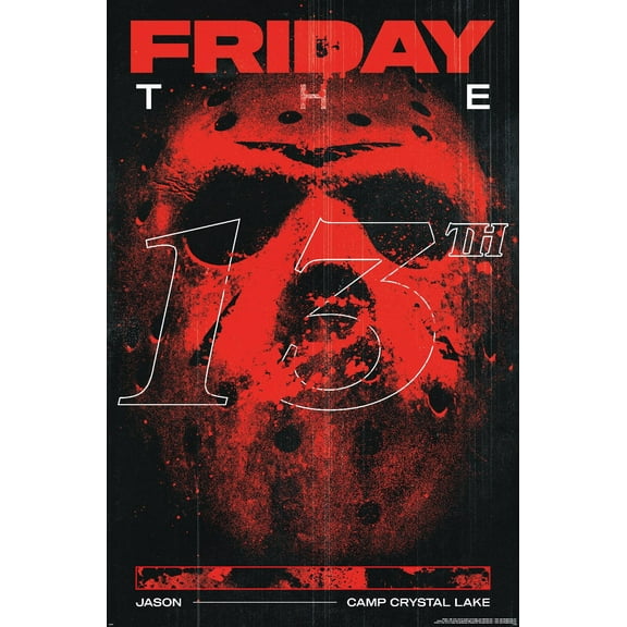 Friday The 13th - Jason Camp Crystal Lake Wall Poster, 22.375" x 34"