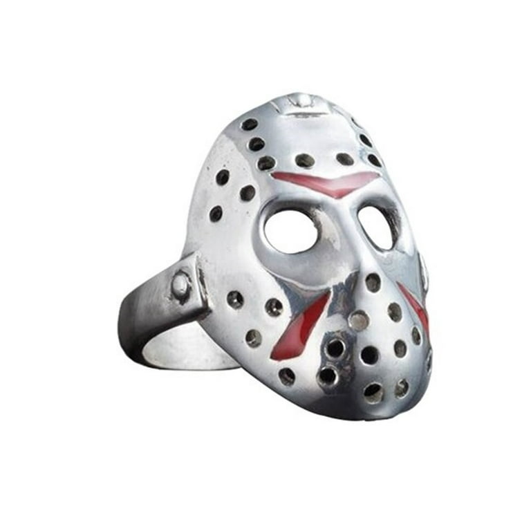 Friday The 13th Jason Mask Stainless Steel Band Ring Size 11