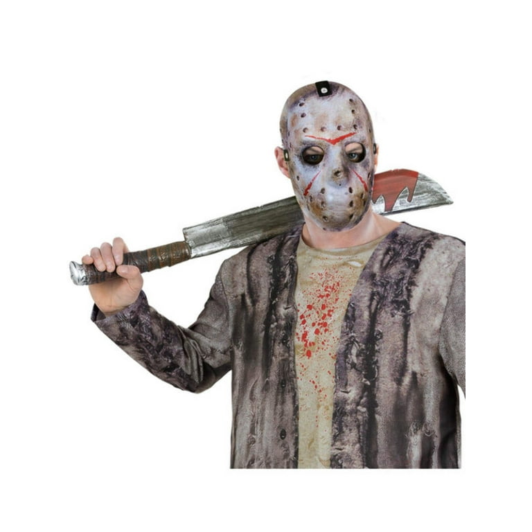 Friday The 13th Jason Voorhees Machete & Mask Kit Friday The 13th Jason Voorhees Machete & Mask Kit