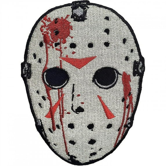 Friday the 13th Jason Mask Full Color Iron-On Patch