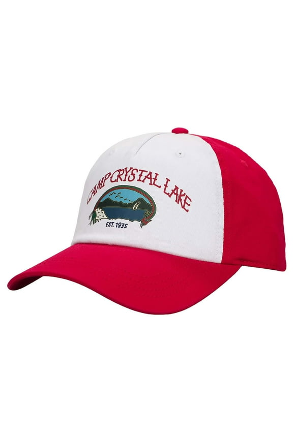 Friday The 13th Mens' Camp Crystal Lake Adult Soft Hat with Adjustable Strap