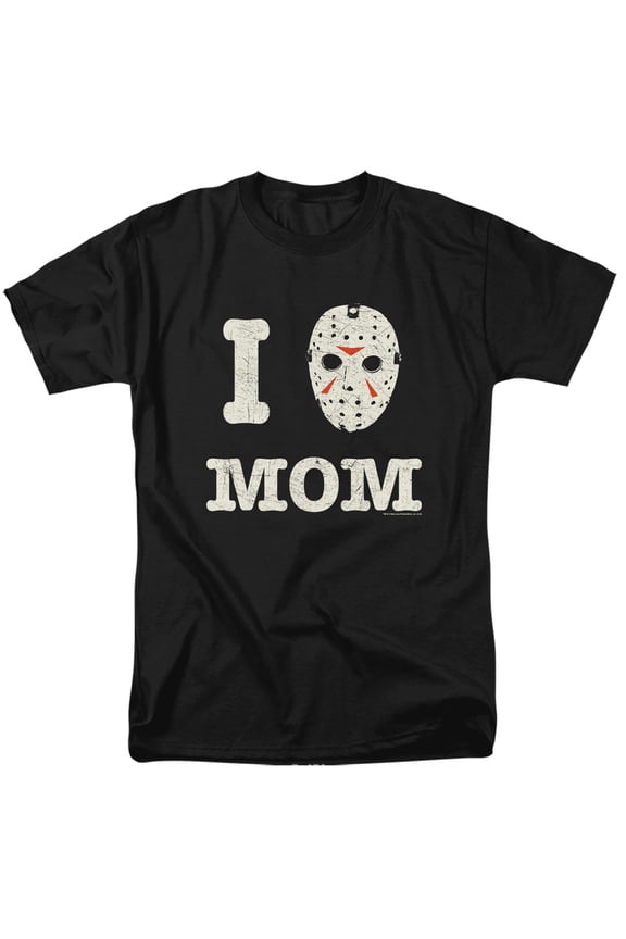 Friday The 13th - Mommas Boy - Adult Unisex Short Sleeve T-Shirt - Black