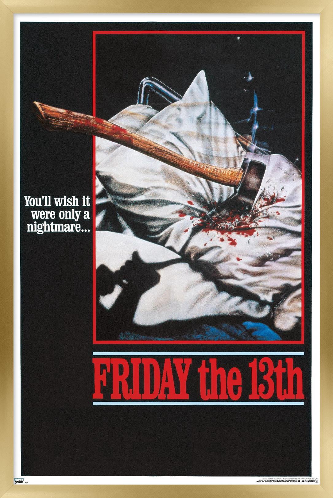 Friday The 13th - One Sheet Wall Poster, 14.725" x 22.375" Framed