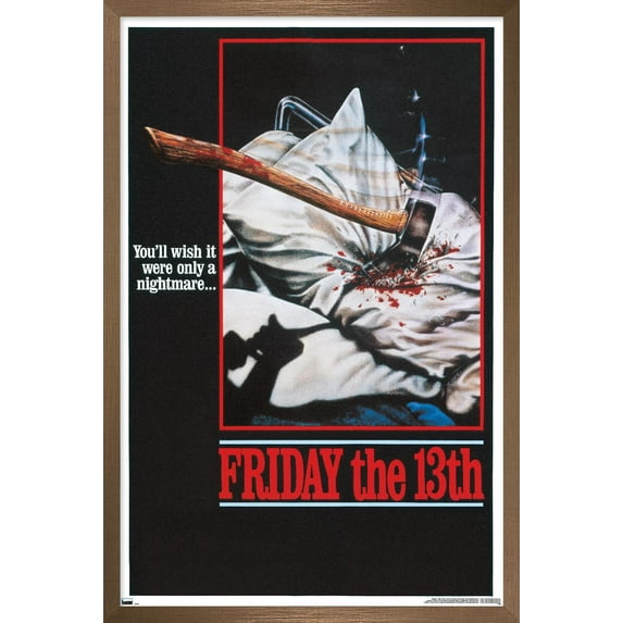 Friday The 13th - One Sheet Wall Poster, 14.725" x 22.375" Framed