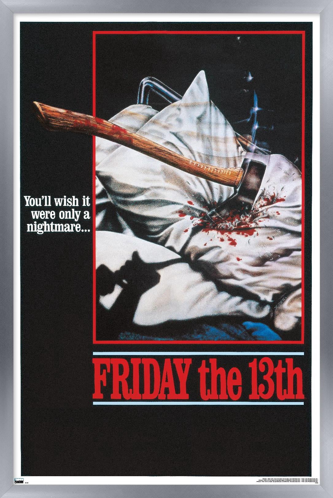 Friday The 13th - One Sheet Wall Poster, 14.725" x 22.375" Framed