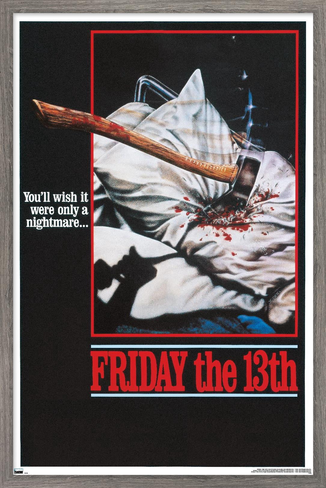 Friday The 13th - One Sheet Wall Poster, 22.375" x 34" Framed