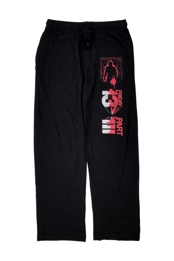 Part III Mens Black Sleep Pants Lounge Pants Pajama Bottoms S