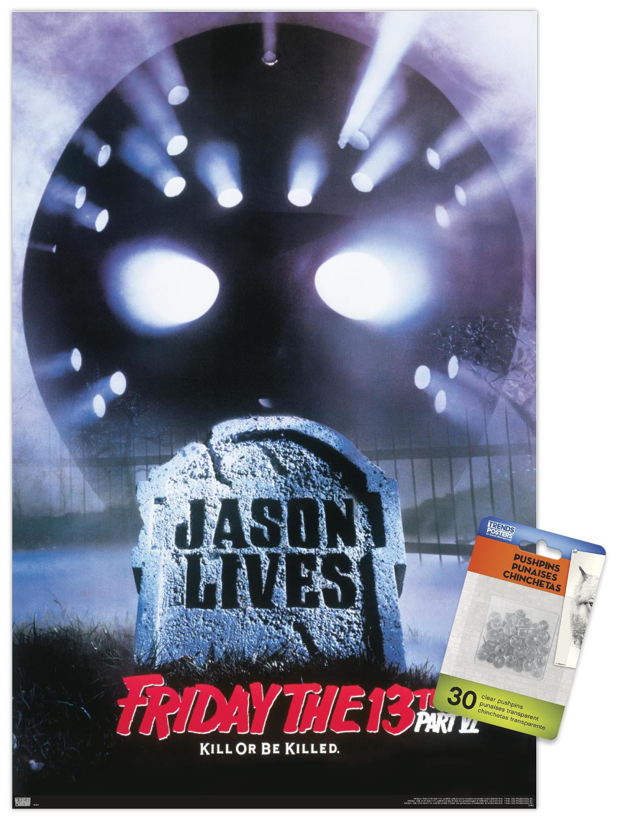 Friday The 13th Part Vi: Jason Lives - One Sheet Wall Poster with