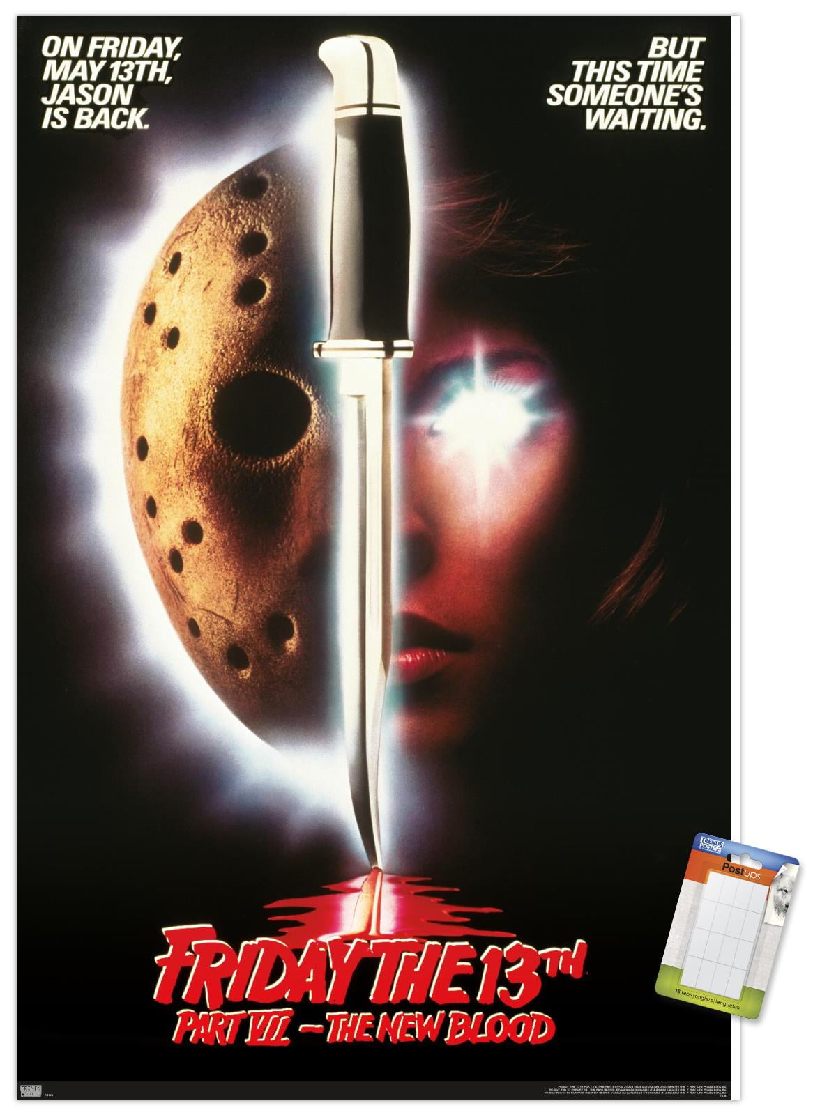 Friday The 13th Part ViI: The New Blood - One Sheet Wall Poster, 14.725" x 22.375"