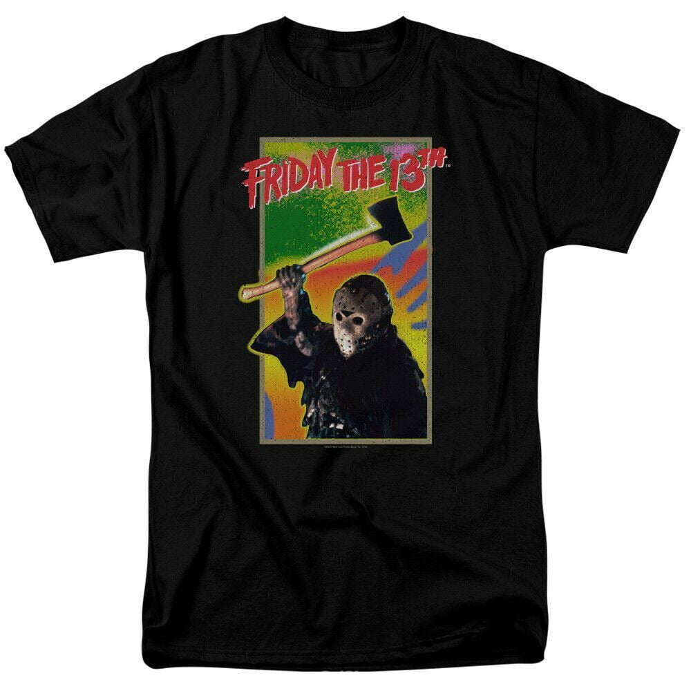 Friday The 13th Retro Game T Shirt Licensed Horror Movie Classic Tee ...