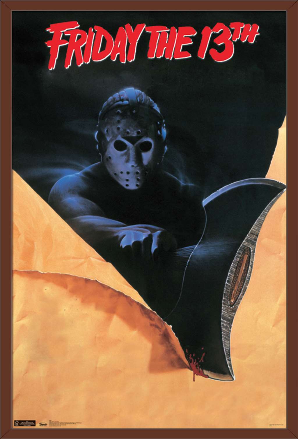 Friday The 13th - Slasher One Sheet Wall Poster, 22.375" x 34", Framed