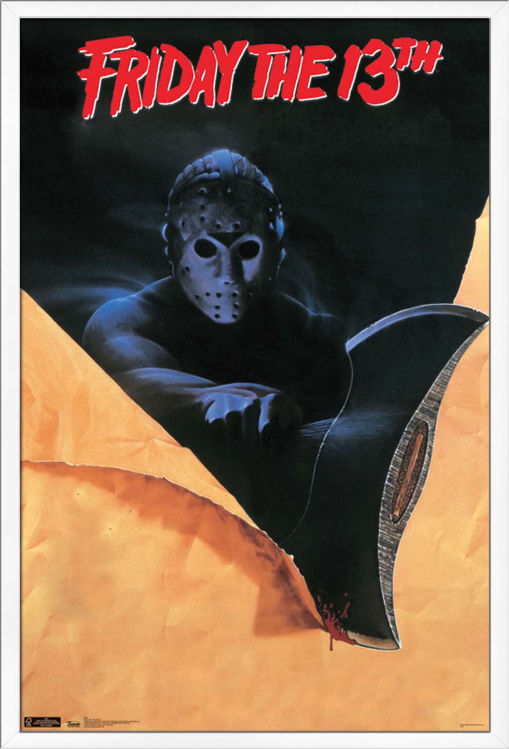 Friday The 13th - Slasher One Sheet Wall Poster, 22.375" x 34", Framed