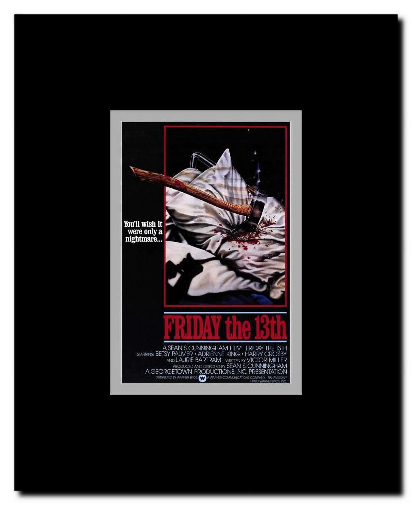 Friday the 13Th Framed Movie Poster