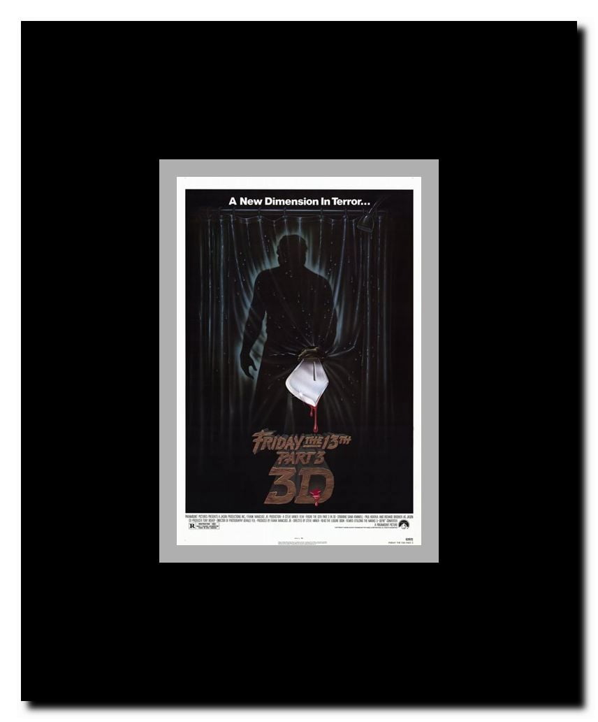 Friday the 13Th Part 3 Framed Movie Poster