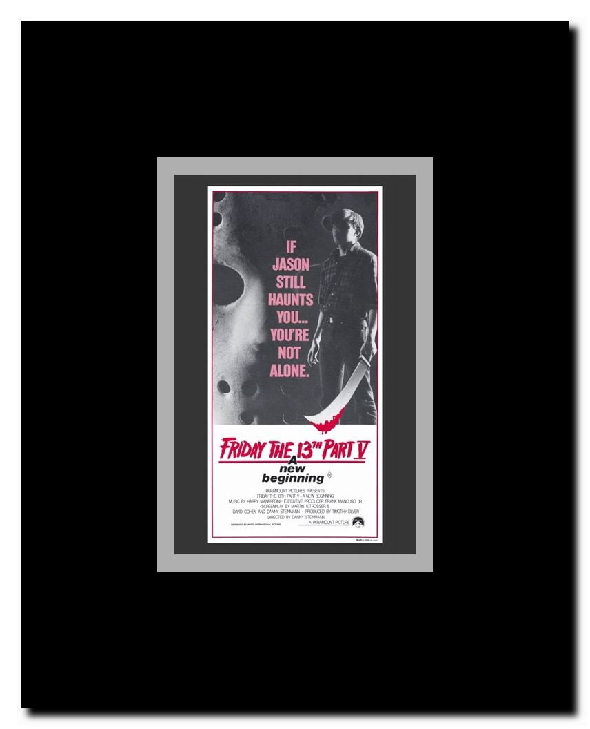 Friday the 13Th Part 5 New Beginning Framed Movie Poster