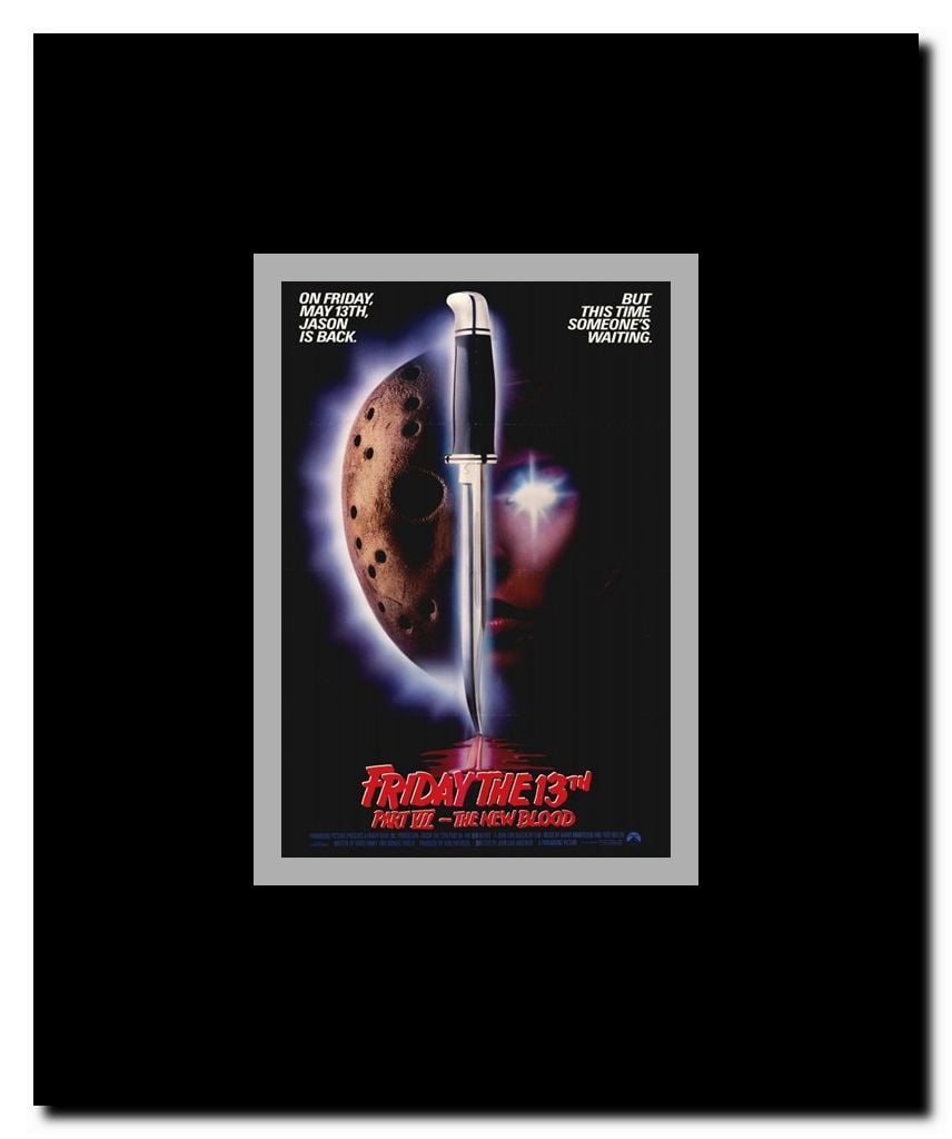Friday the 13Th Part 7 - the New Blood Framed Movie Poster