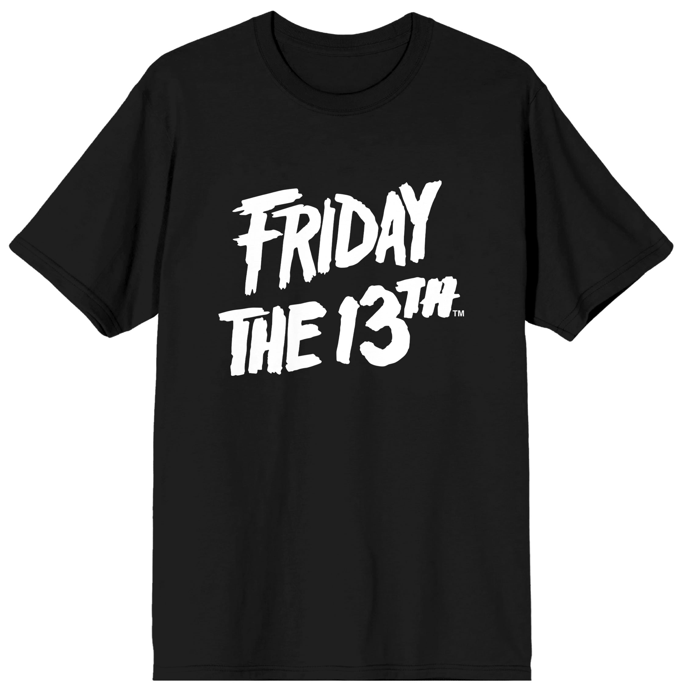 Friday the 13th 3D Logo Black Short Sleeve Tee Shirt-M - Walmart.com