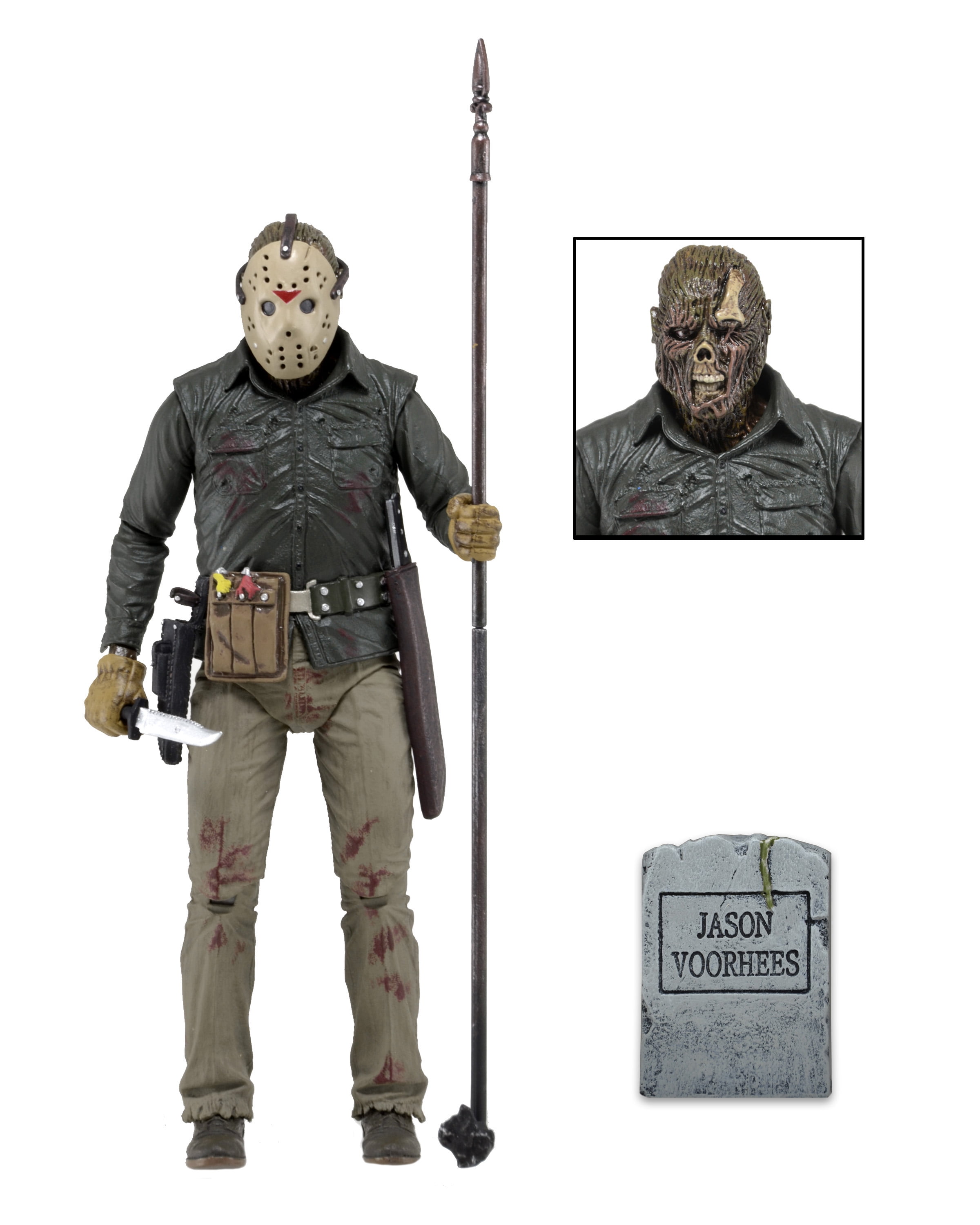 NECA JASON 13日の金曜日 ジェイソン Free Shipping! NECA Friday the 13th 7in Ultimate Part 6