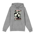 thumbnail image 1 of Friday the 13th Broken Mirror and Bloody Mask Adult Heather Gray Long Sleeve Hoodie-Small, 1 of 3