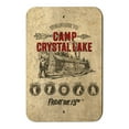 thumbnail image 1 of Friday the 13th Camp Crysal Lake Home Business Office Sign, 1 of 7