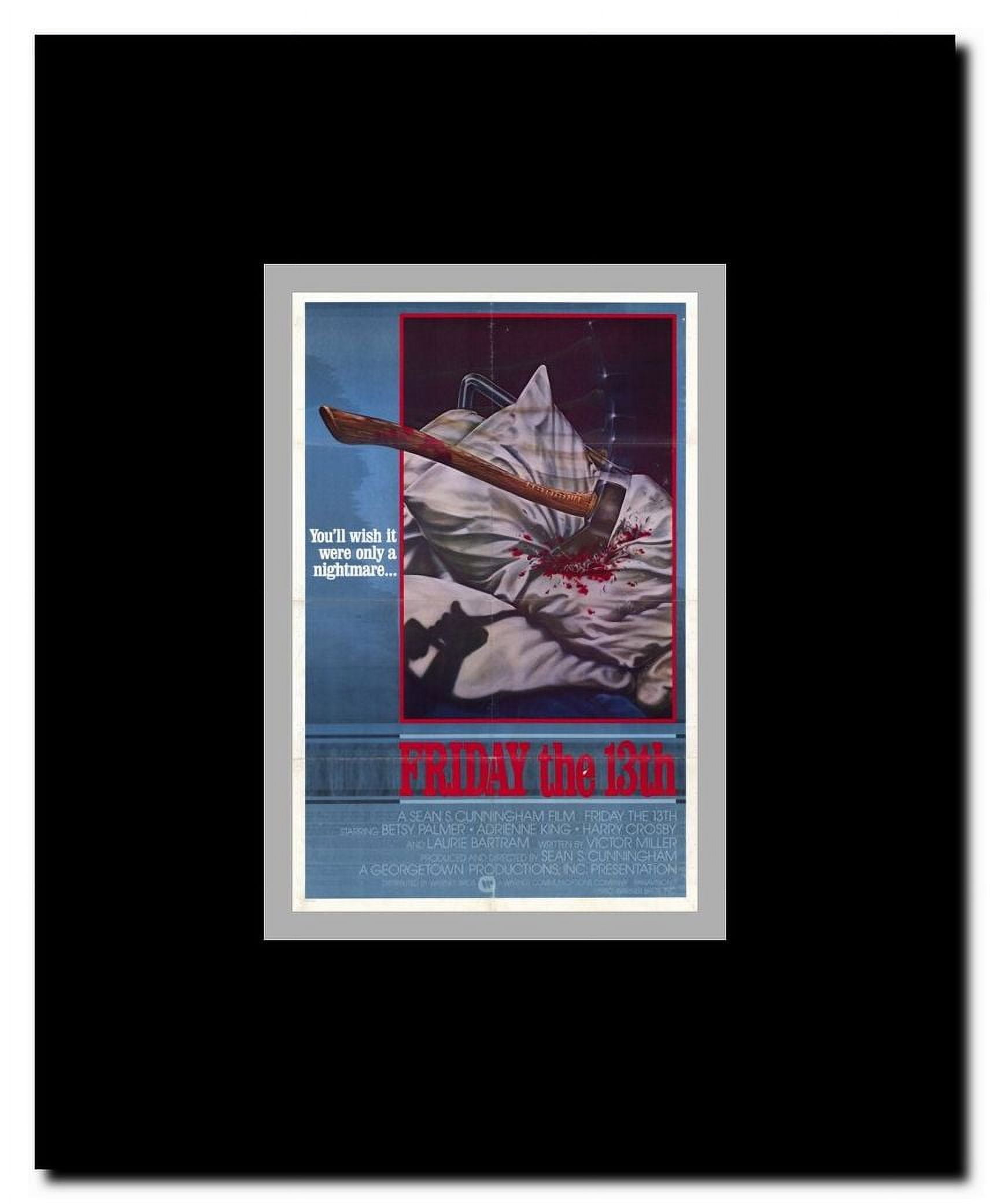 Friday the 13th Framed Movie Poster