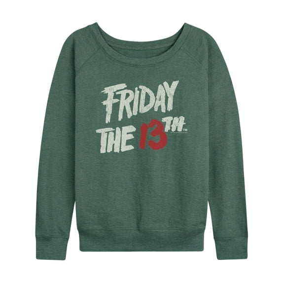 Friday the 13th - Friday The 13Th Logo - Women's Lightweight French Terry Long Sleeve Shirt