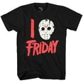 thumbnail image 1 of Friday the 13th I Love Friday Jason Hockey Mask T-Shirt, 1 of 1