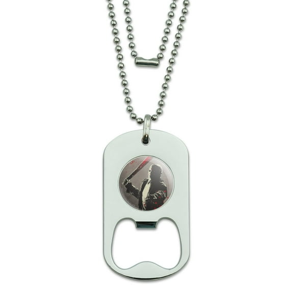 Friday the 13th Jason Character Military Dog Tag Bottle Opener Pendant