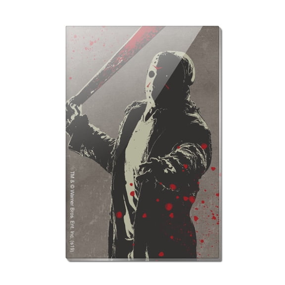 Friday the 13th Jason Character Rectangle Acrylic Fridge Refrigerator Magnet