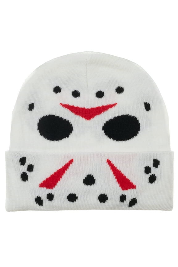 Friday the 13th Jason Glow in the Dark horror Cuffed Winter Beanie