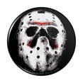 thumbnail image 1 of Friday the 13th Jason Mask Pinback Button Pin, 1 of 5