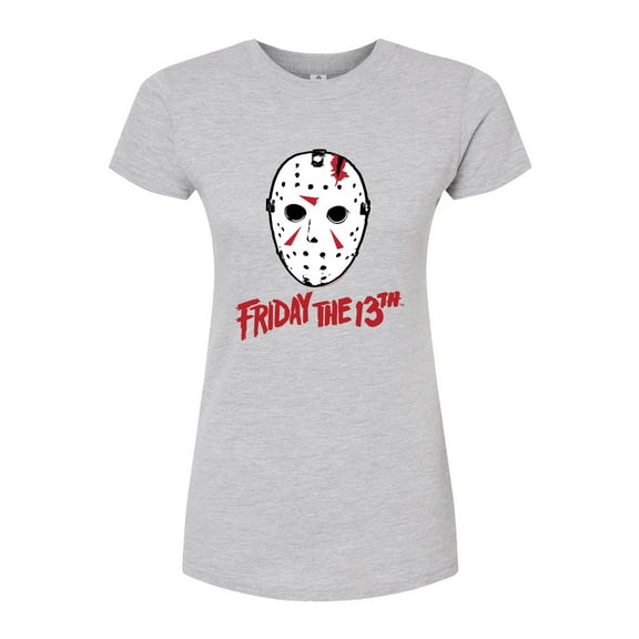 Friday the 13th - Jason Ski Mask - Juniors Fitted Graphic T-Shirt