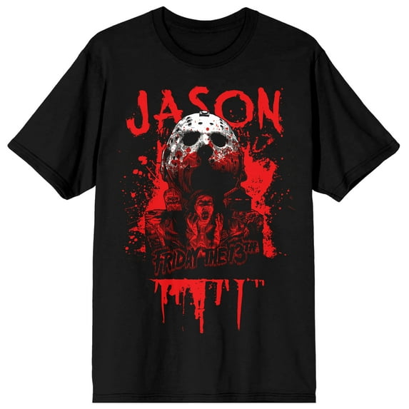 Friday the 13th Jason Voorhees Men's Black Graphic T-shirt - L