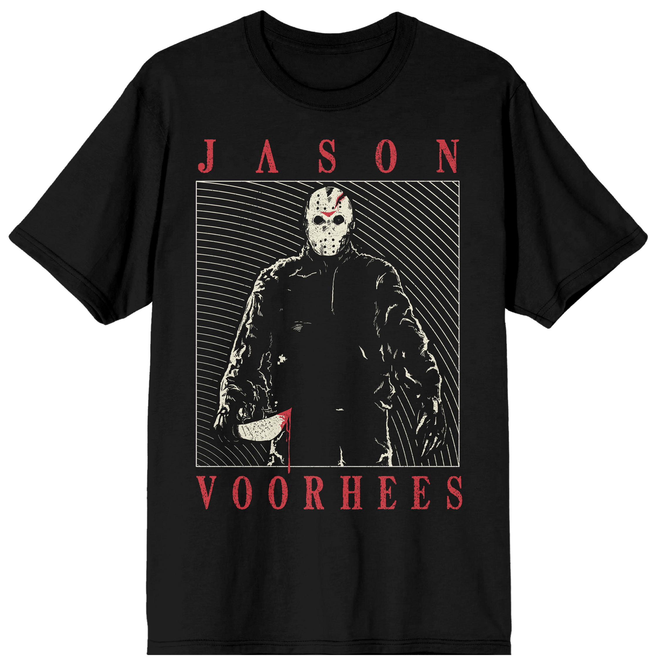 Friday The 13th Jason Voorhees Men s Graphic Horror T Shirt In Black 