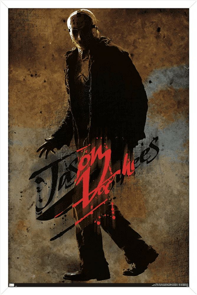 Friday the 13th - Jason Wall Poster, 22.375" x 34", Framed