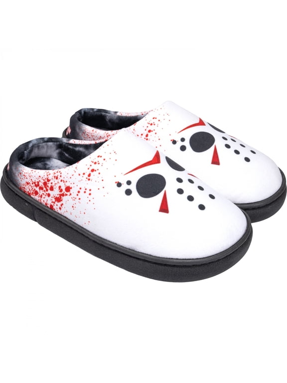 Jason's Mask Men's Bubble Clog Slippers-XL (13/14)