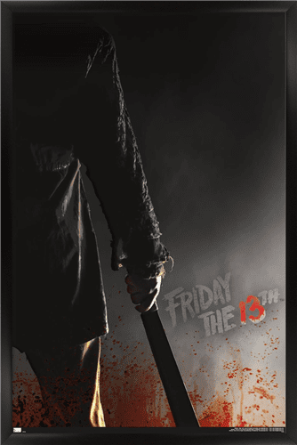 Friday the 13th - Machete Wall Poster, 22.375" x 34", Framed