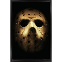 Friday the 13th - Mask Wall Poster, 14.725" x 22.375", Framed