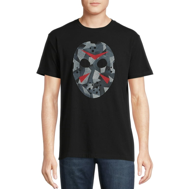 Friday the 13th Thread Pixel Men's Black T-Shirt - S