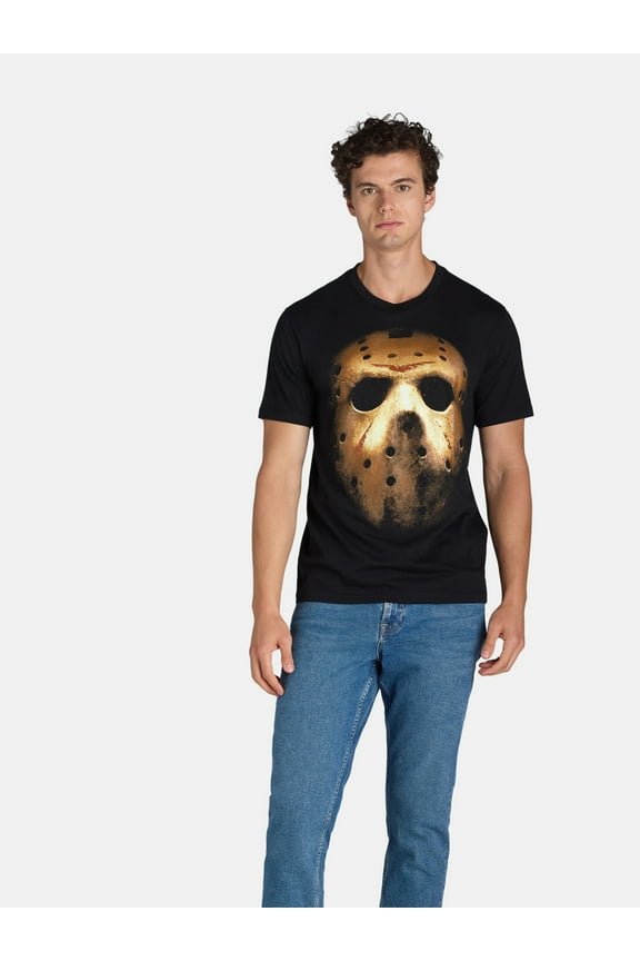 Men's Graphic Tee with Short Sleeves, Sizes S-3XL