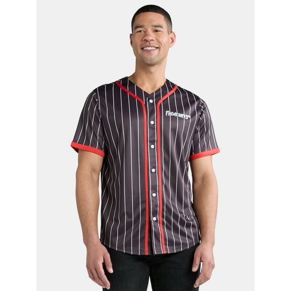 Friday the 13th Men's and Big Men's Graphic Baseball Jersey, Sizes XS-3XL