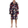 thumbnail image 1 of Friday the 13th Plush Men's Robe with Pockets and Belt, 1 of 4