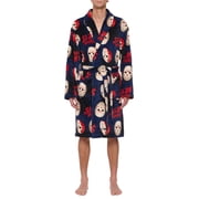Friday the 13th Plush Men's Robe with Pockets and Belt