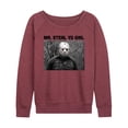 thumbnail image 1 of Friday the 13th - Mr. Steal Yo Girl - Women's Lightweight French Terry Pullover, 1 of 6