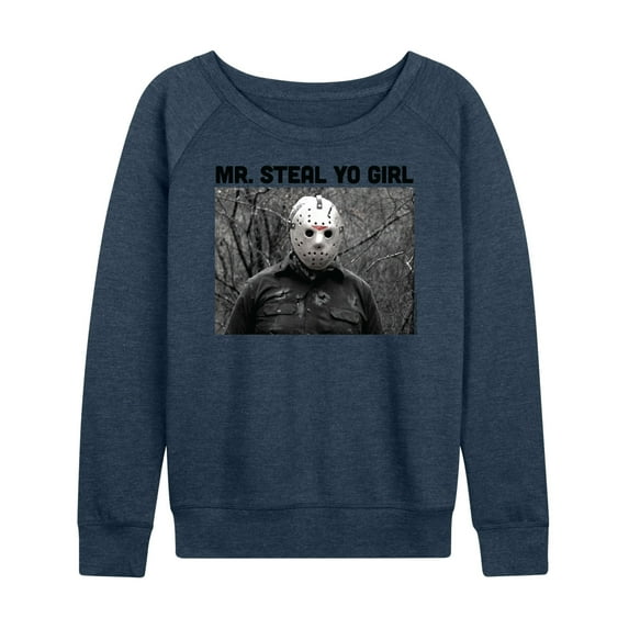 Friday the 13th - Mr. Steal Yo Girl - Women's Lightweight French Terry Long Sleeve Shirt