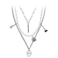 thumbnail image 1 of Friday the 13th Necklace [Silver/White/Red], 1 of 1
