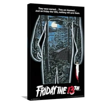 Friday the 13th - One Sheet Canvas Wall Poster, 14.725" x 22.375"
