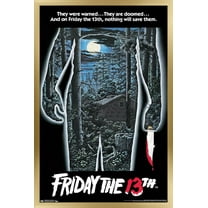 Friday the 13th - One Sheet Wall Poster, 14.725" x 22.375", Framed