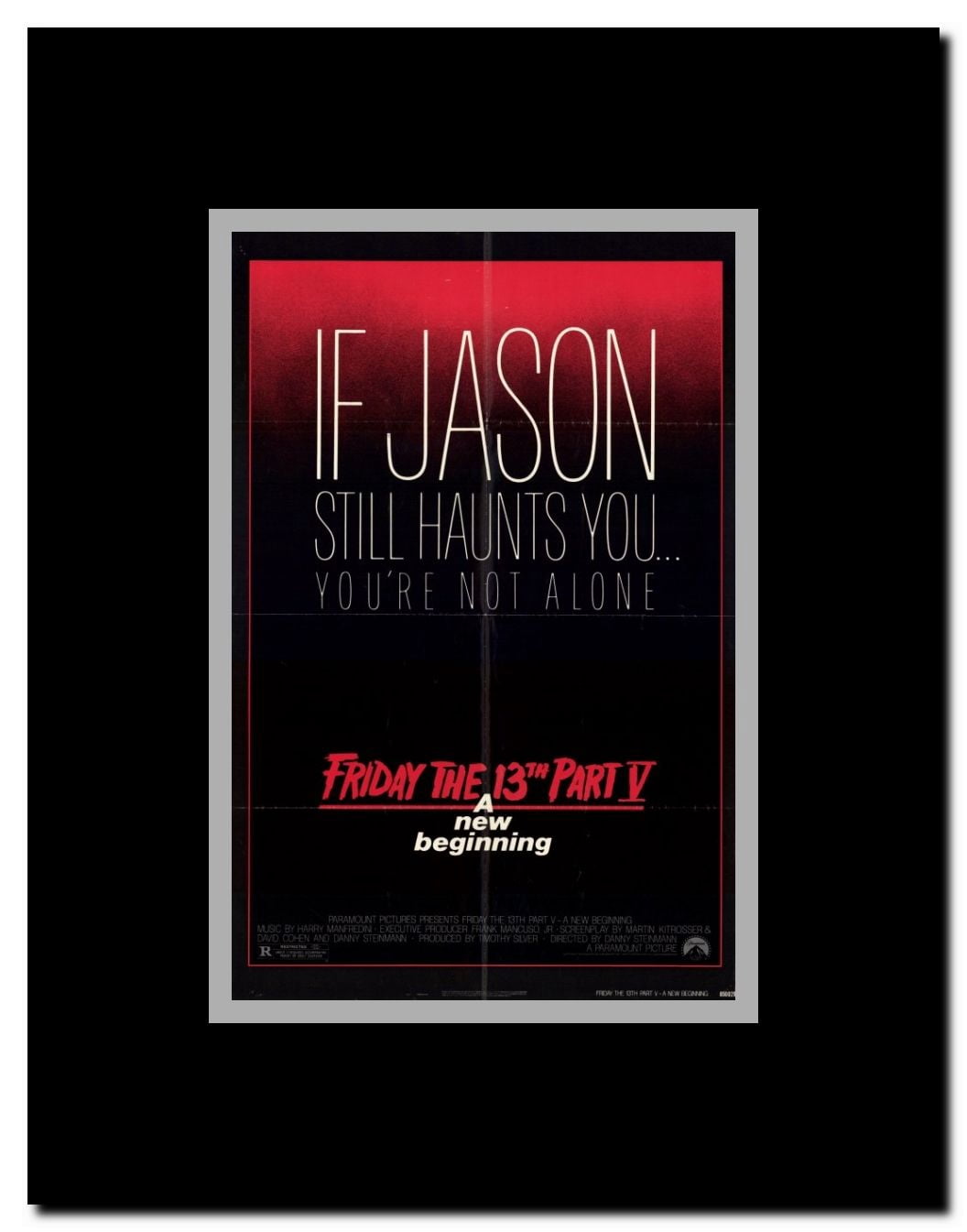 Friday the 13th Part 5: A New Beginning Framed Movie Poster